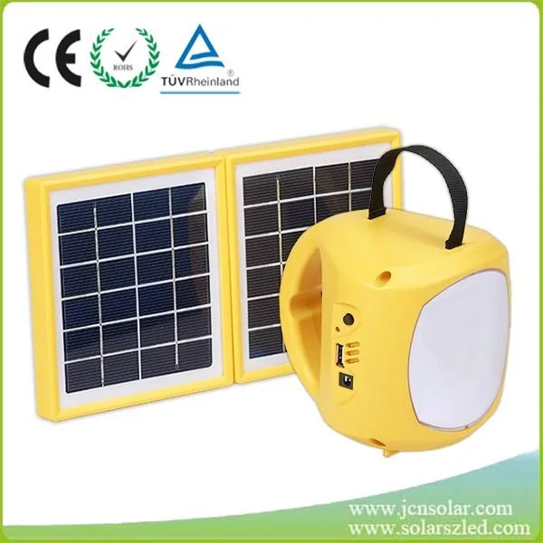 Rechargeable Solar Powered Reading Solar Desk Lamp Solar Lantern with Mobile Phone Charger