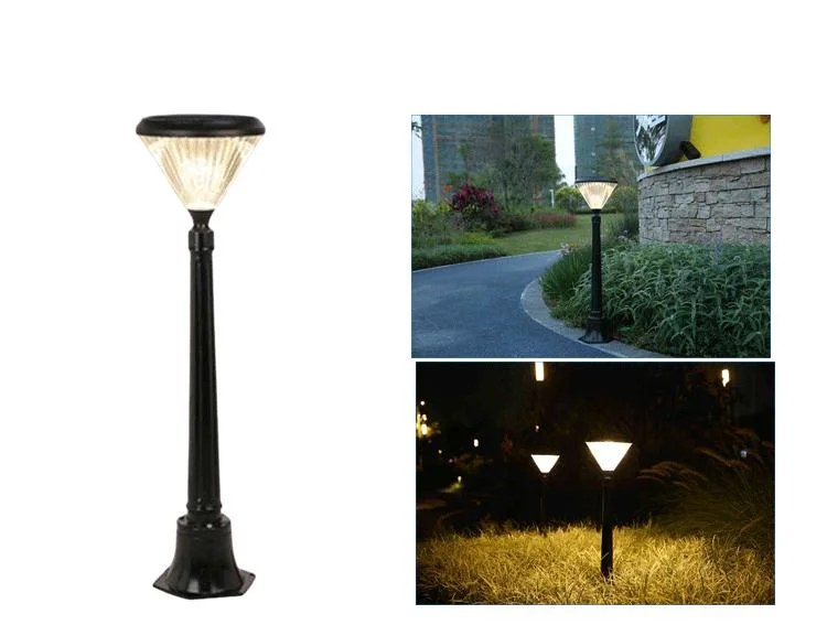 New LED Solar Garden Lamp Waterproof Solar Lawn Light Warm White Outdoor Solar Ground Light for Pathway