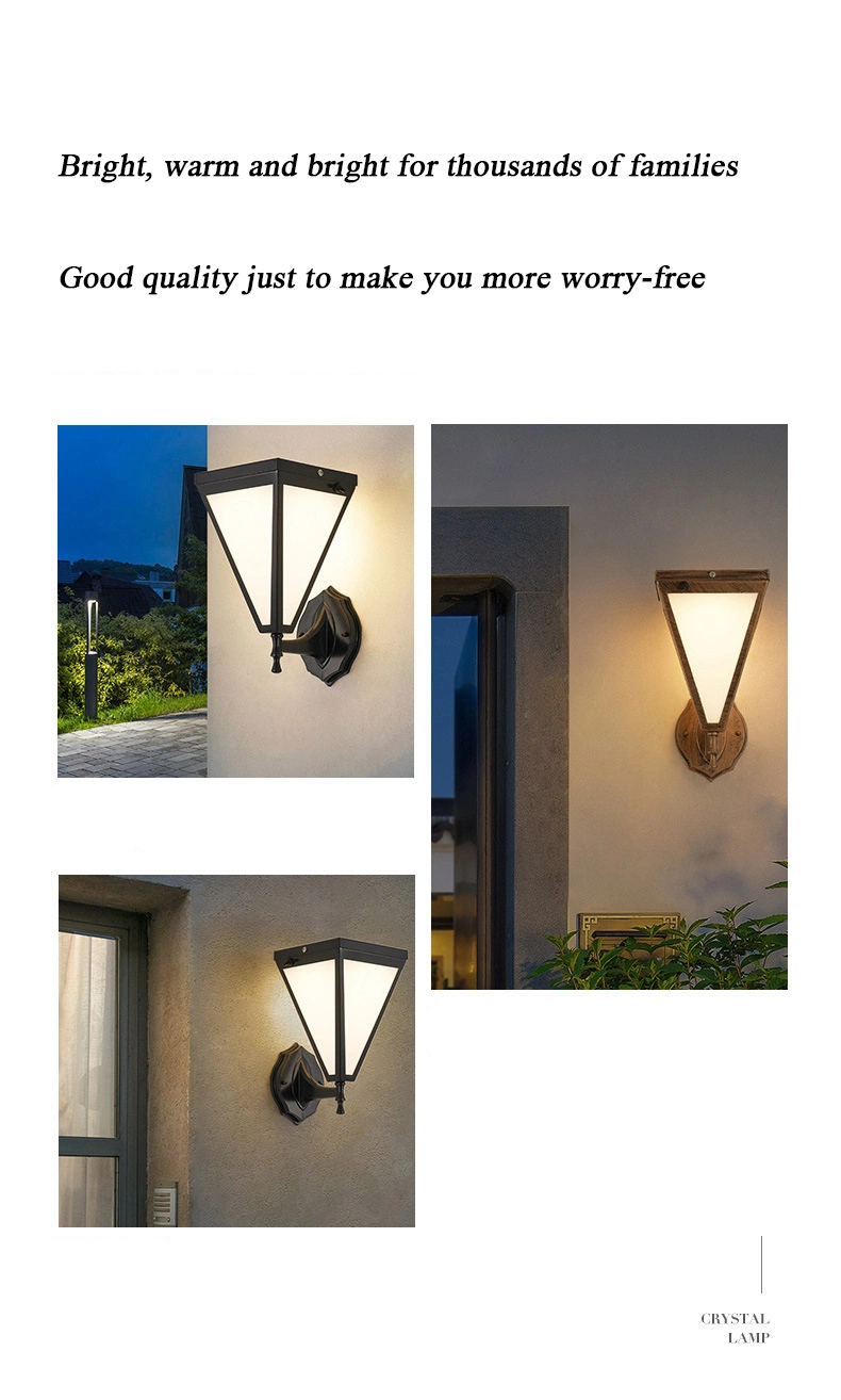 LED Outdoor Courtyard Corridor Villa Terrace Indoor Outdoor Waterproof Solar Wall Light