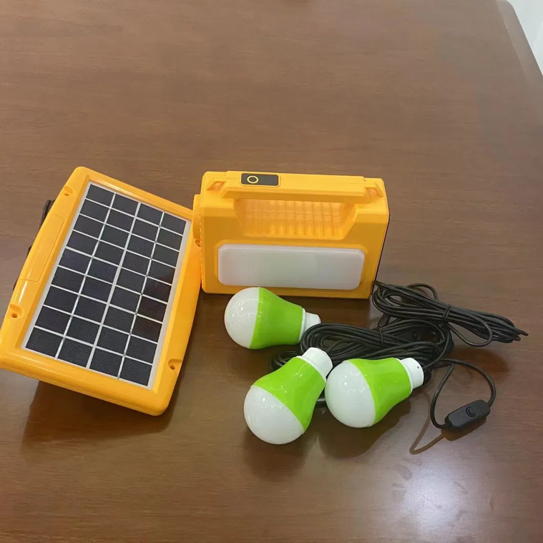 500mAh LiFePO4 Battery LED Solar Torch and Reading Light for Home, Farm and Camping