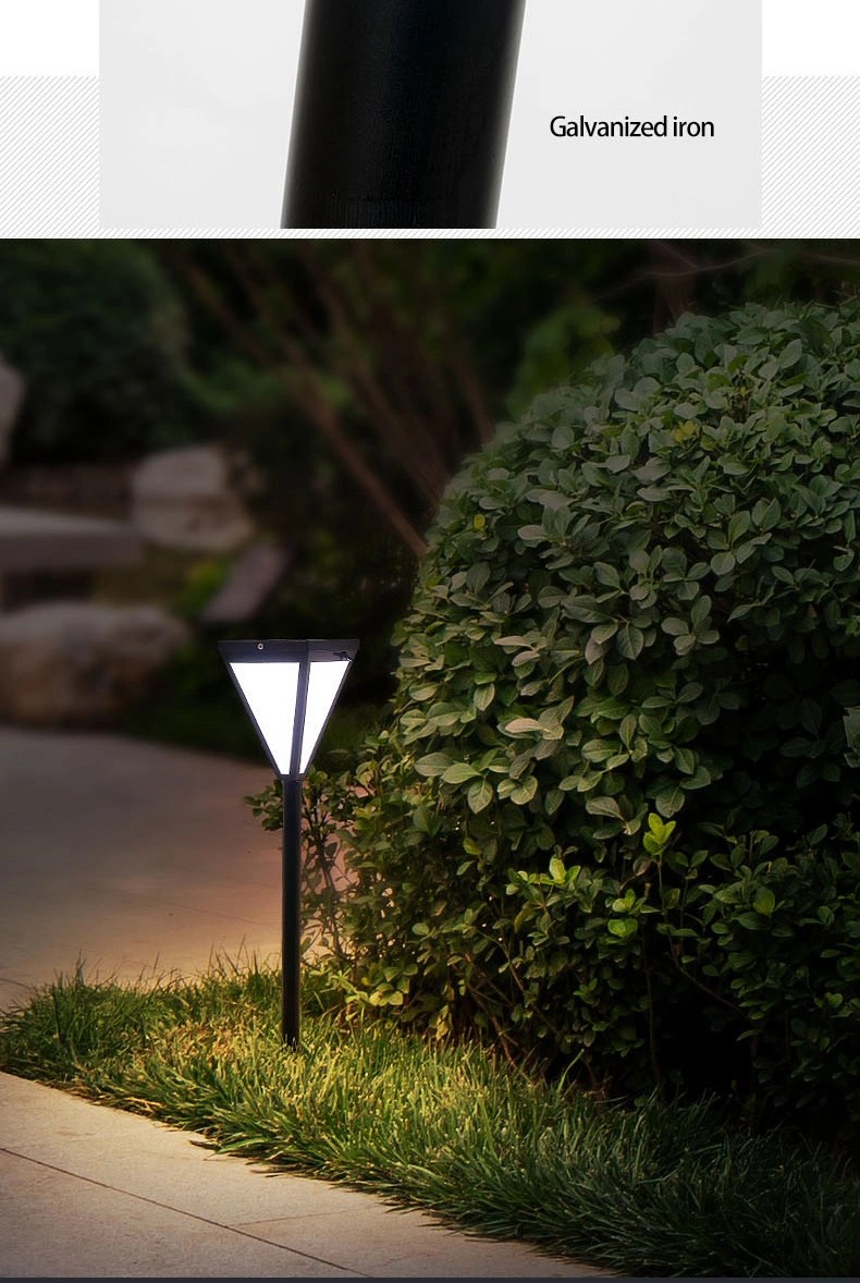 Solar Motion Sensor Outdoor LED Lantern for Garden Decoration