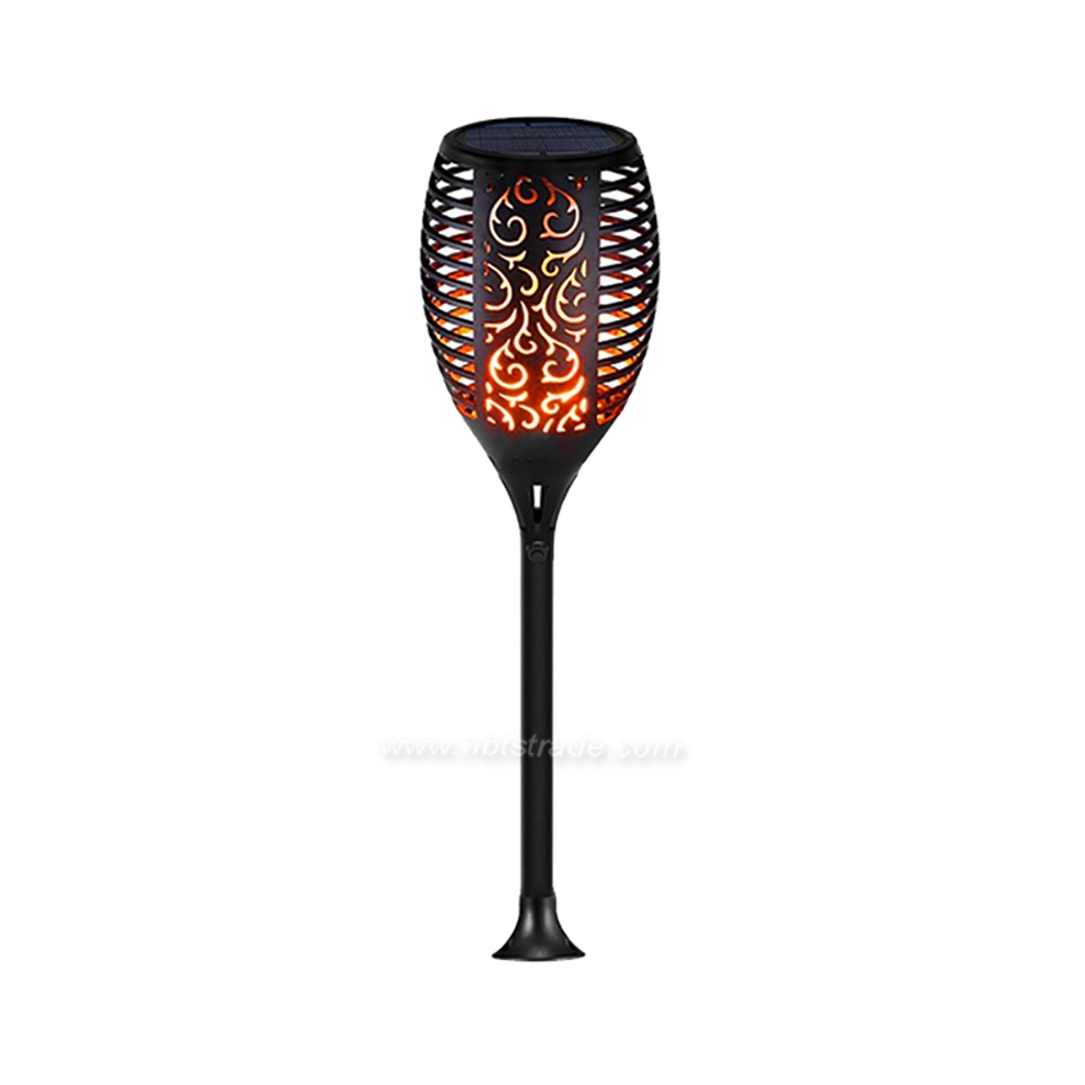 Waterproof IP65 Outdoor Solar Powered LED Garden Lamp Dancing Flickering Fire Flame 96 LED Light