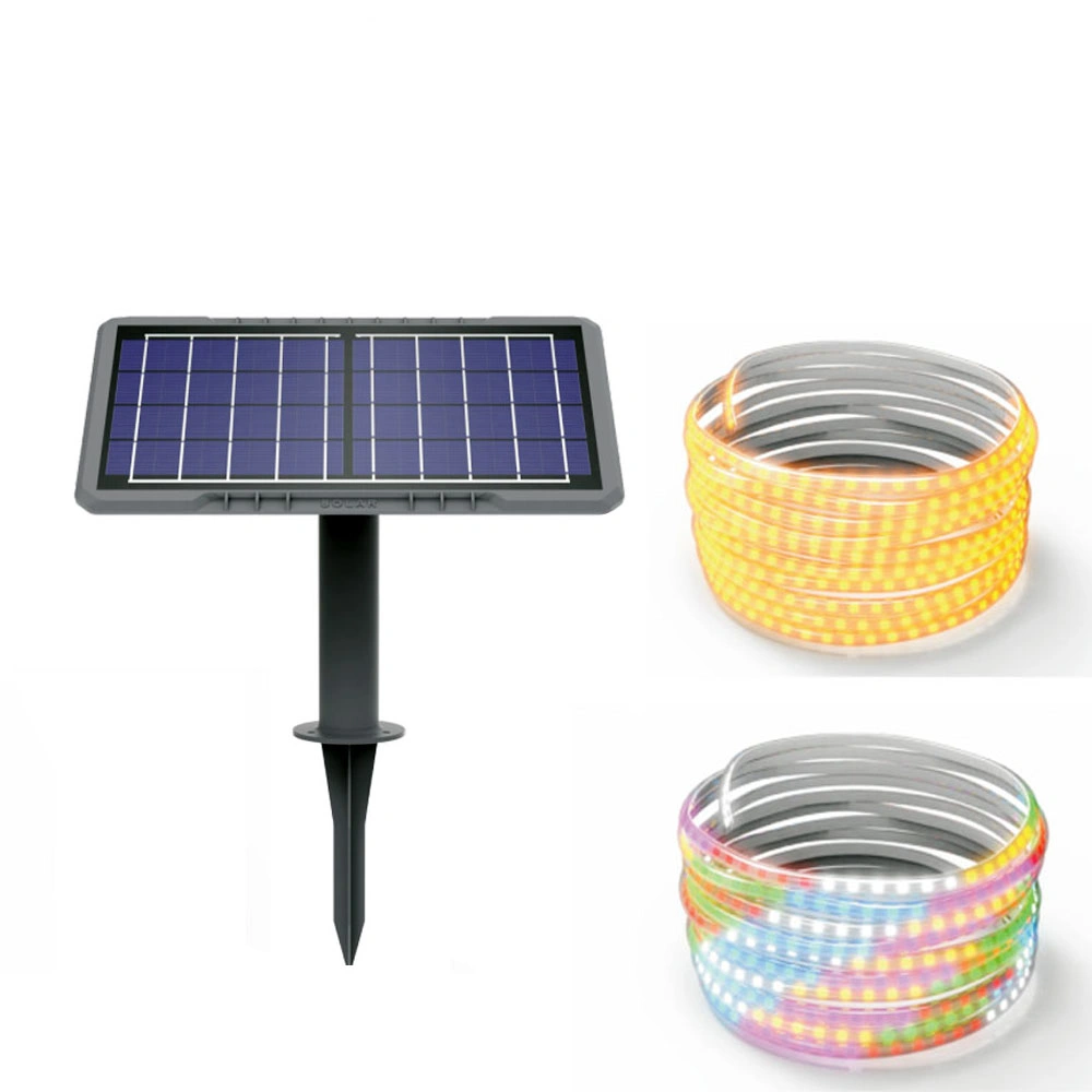 2023 New Factory Direct 5m 10m 20m IP65 Waterproof LED RGB Solar Powered Fairy String Lights for Outdoor Party Christmas