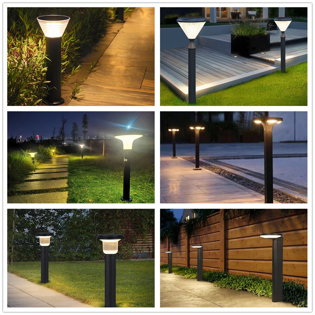 Small Outdoor Decorative Backyard Flower Garden Homebase Step Solar Street Lights