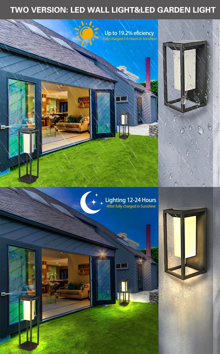 Solar Outdoor Garden Lights Waterproof IP65 LED Aluminum Terrace Garden Villa Landscape Lawn Lamp Shandong, Qingdao Garden Light Outdoor Lights