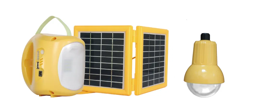 Solar Lantern Portable Hanging with Bulbs and Mobile Charger for Emergency Lighting