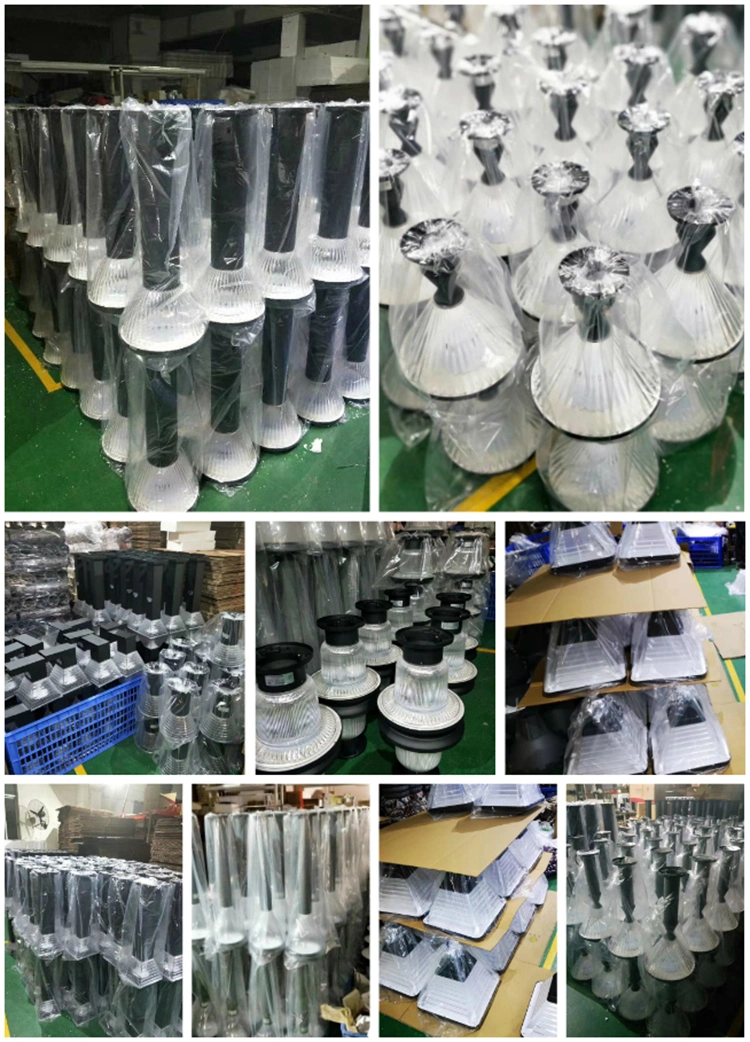 Manufacture Wholesale Prices Landscape Fence Post Garden Gate Solar Pillar Lights