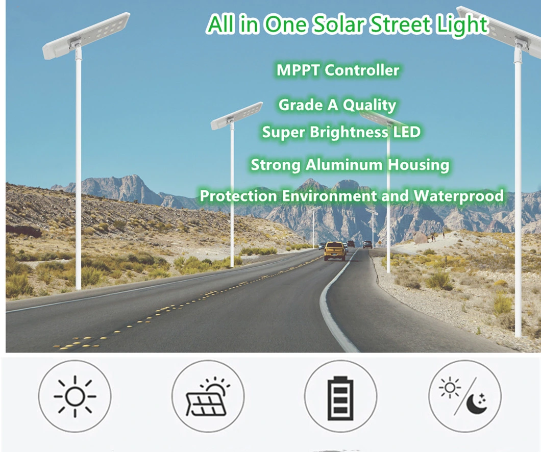 IP65 Outdoor All in One Integrated Solar Light with CE Approved