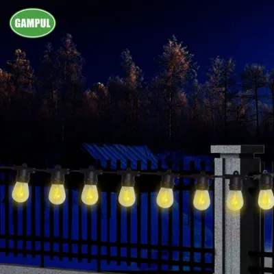  Lampada solare di ricambio per filamento LED S14 da 1 W resistente alle intemperie in fabbrica Chiese Lampadine a corda elettrica E26 base per la casa decorazioni vacanza Illuminazione