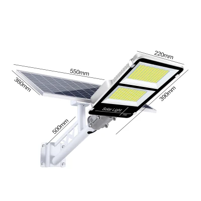 Luce solare da parcheggio a LED per esterni da 6000 lumen per la strada Via