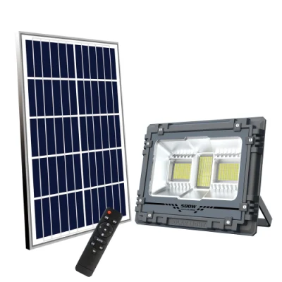 Proiettore LED ad alta potenza da campeggio di sicurezza solare da 500 W per Giardino