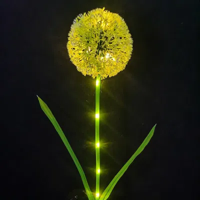  Luci solari da giardino all&prime;aperto, luce solare da giardino a 36LED a dente di leone impermeabile, luce solare a corda per il percorso, cortile, patio, parte Ci24837