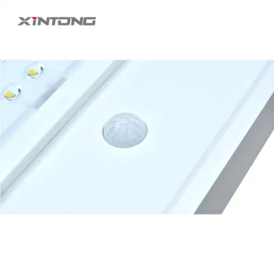 Sensore di movimento intelligente impermeabile per esterni IP65 integrato da 15 W all-in Una luce solare a LED per illuminazione stradale