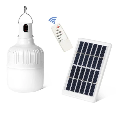 Lampada solare portatile per esterni ricaricabile di emergenza solare alimentato luce Lampadina