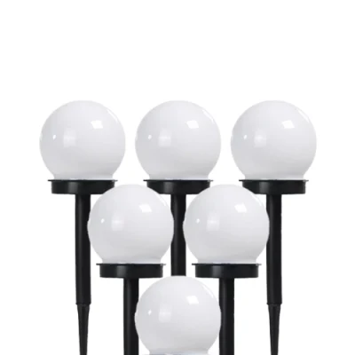 Impianto di alimentazione diretta illuminazione decorativa esterna cortile prato sferico terreno Lampada solare LED lampada rotonda da giardino