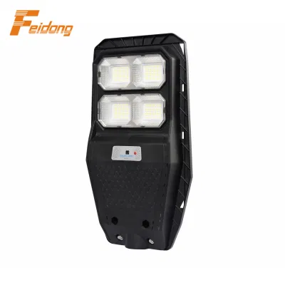 Lampada solare da strada da 100 W con sensore di movimento a induzione ad alto lume impermeabile Illuminazione stradale a LED da giardino per esterni integrata Luminaria