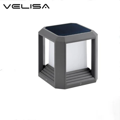  Giardino esterno percorso Fence Main Post luci LED luce solare Luce del portellone sul montante