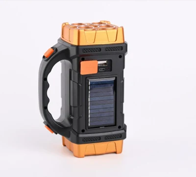 Prezzo conveniente pannello solare ricaricabile Power Bank Spotlight Flashlight