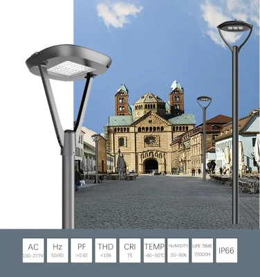 Home LED per esterni Luminaria fissaggio Custodia in alluminio IP65 per esterni impermeabile Lampada da giardino a LED solare da 20 W.