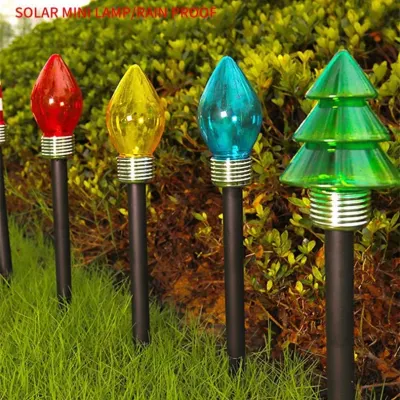  Lampada da giardino a LED impermeabile per esterni sfarfallio della colorata luce per le feste Garden Yard patio vialetto di accesso