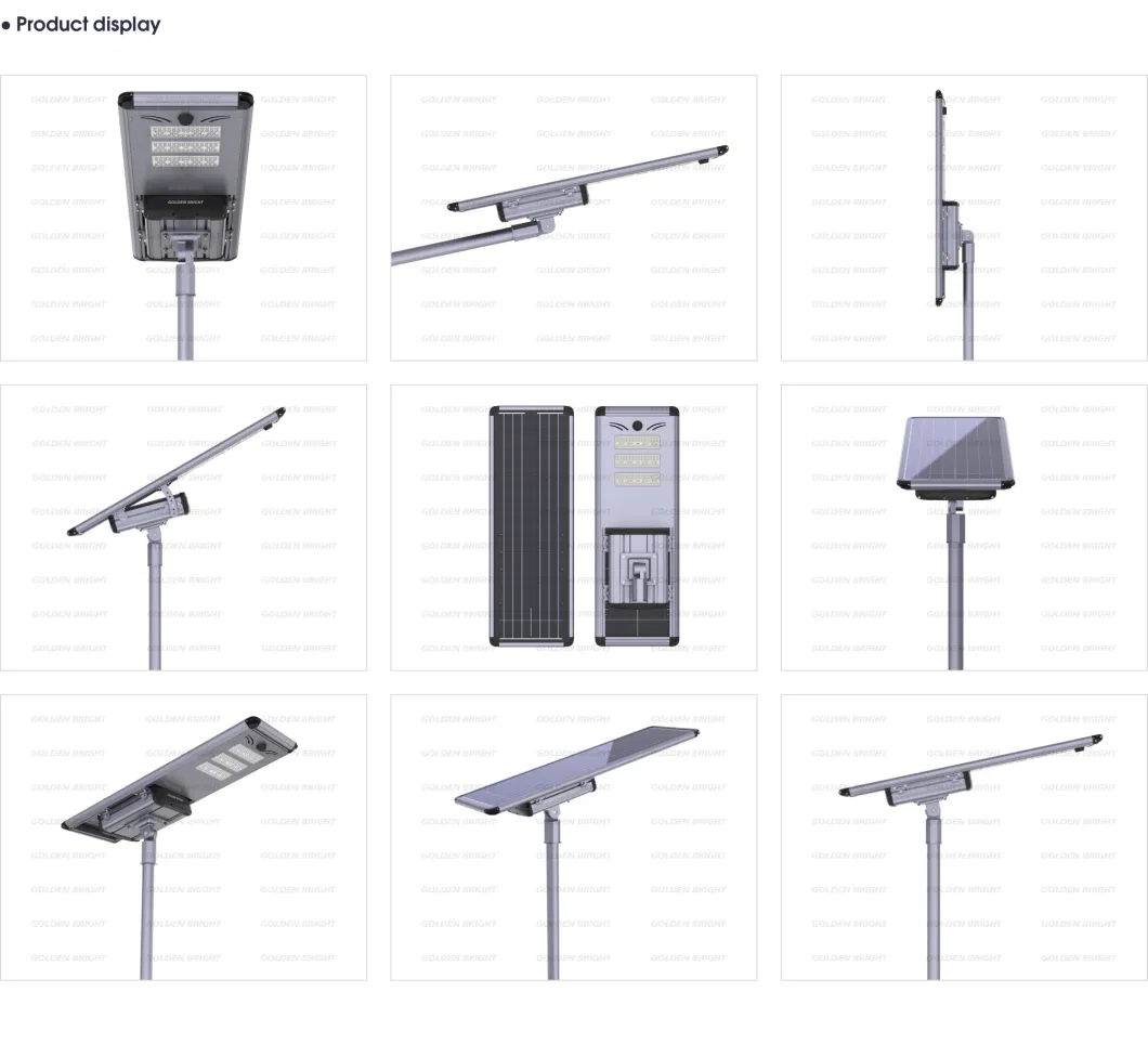 30W Integrated Commercial Solar Battery Panel Waterproof LED Street Outdoor Garden Lighting