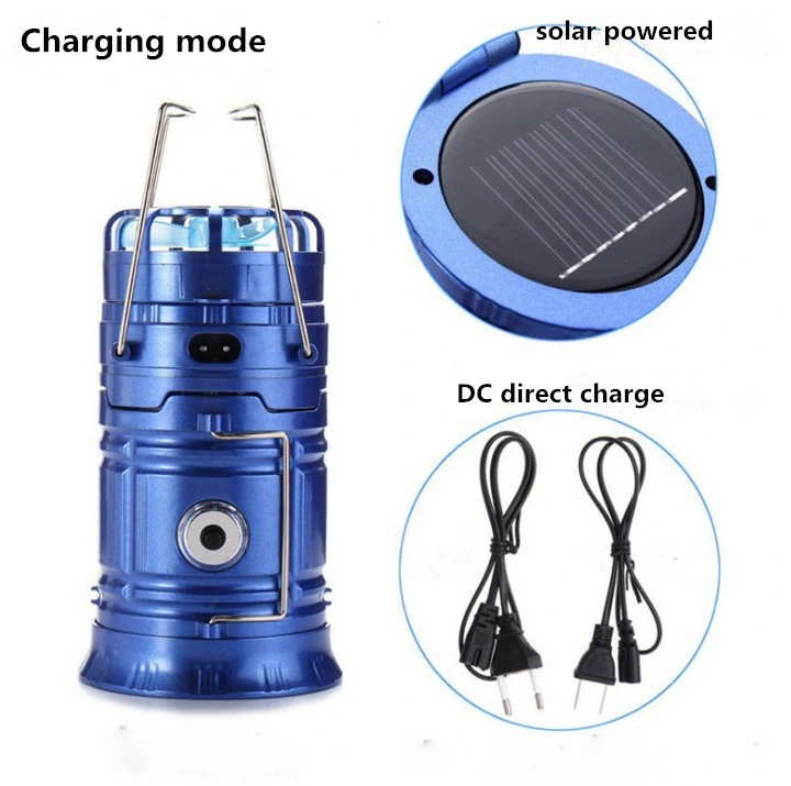 LED Light Portable Solar Rechargeable Tent Light Camping LED Lantern