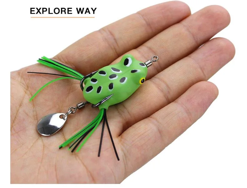 3.2cm Mini Frog, Floating Water Frog Lure, Frog, Rubber Frog, Soft Frog Lure, Soft Lure, Soft Bait Fishing