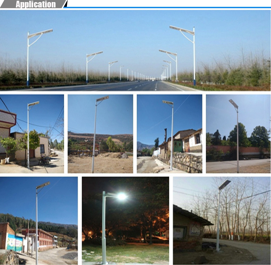 Trial or Bulk Order Q235 8m 9m 10m Hot DIP Galvanized Steel Pole Garden Duck Solar Light