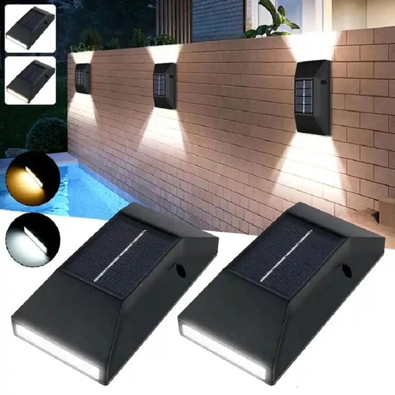 Solar Panel Lights LED Wall Light Street Lighting Holiday Decoration Pathway Lamp