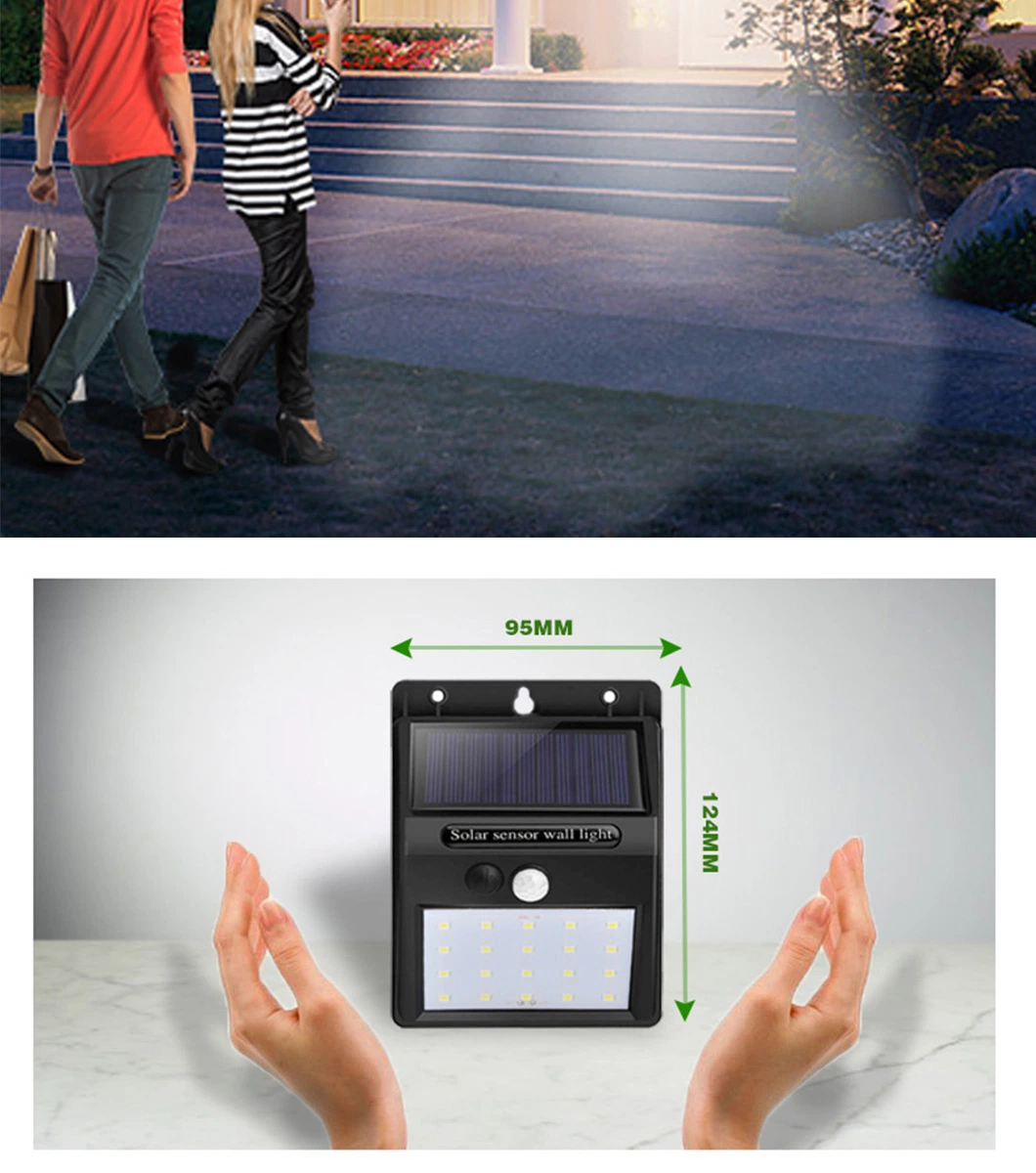 Brightest Outdoor Solar Lights with Intelligent PIR Motion Sensor