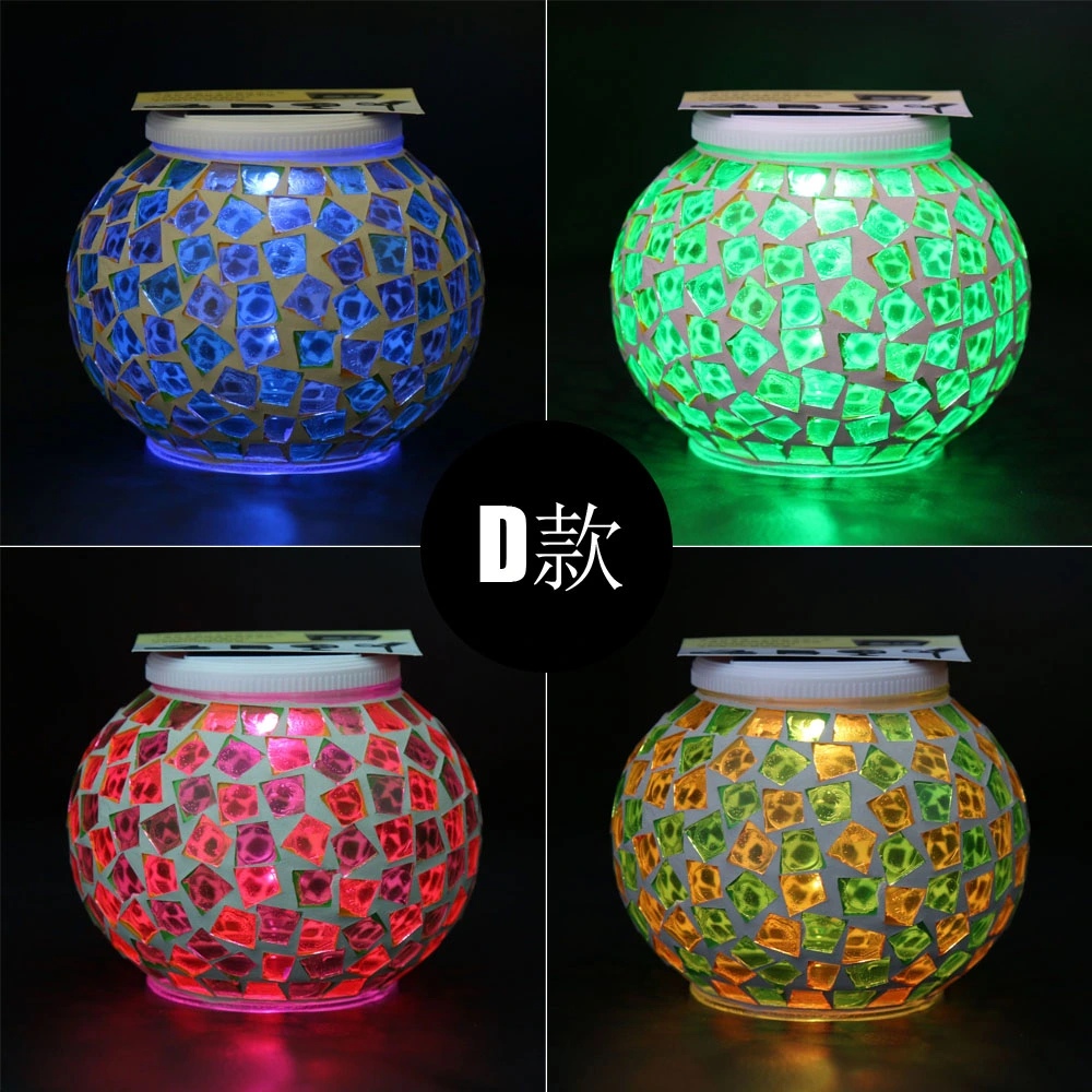 Wedding Party Multicolorful Ground Wall Solar Round Decoration Lantern Lamp Light