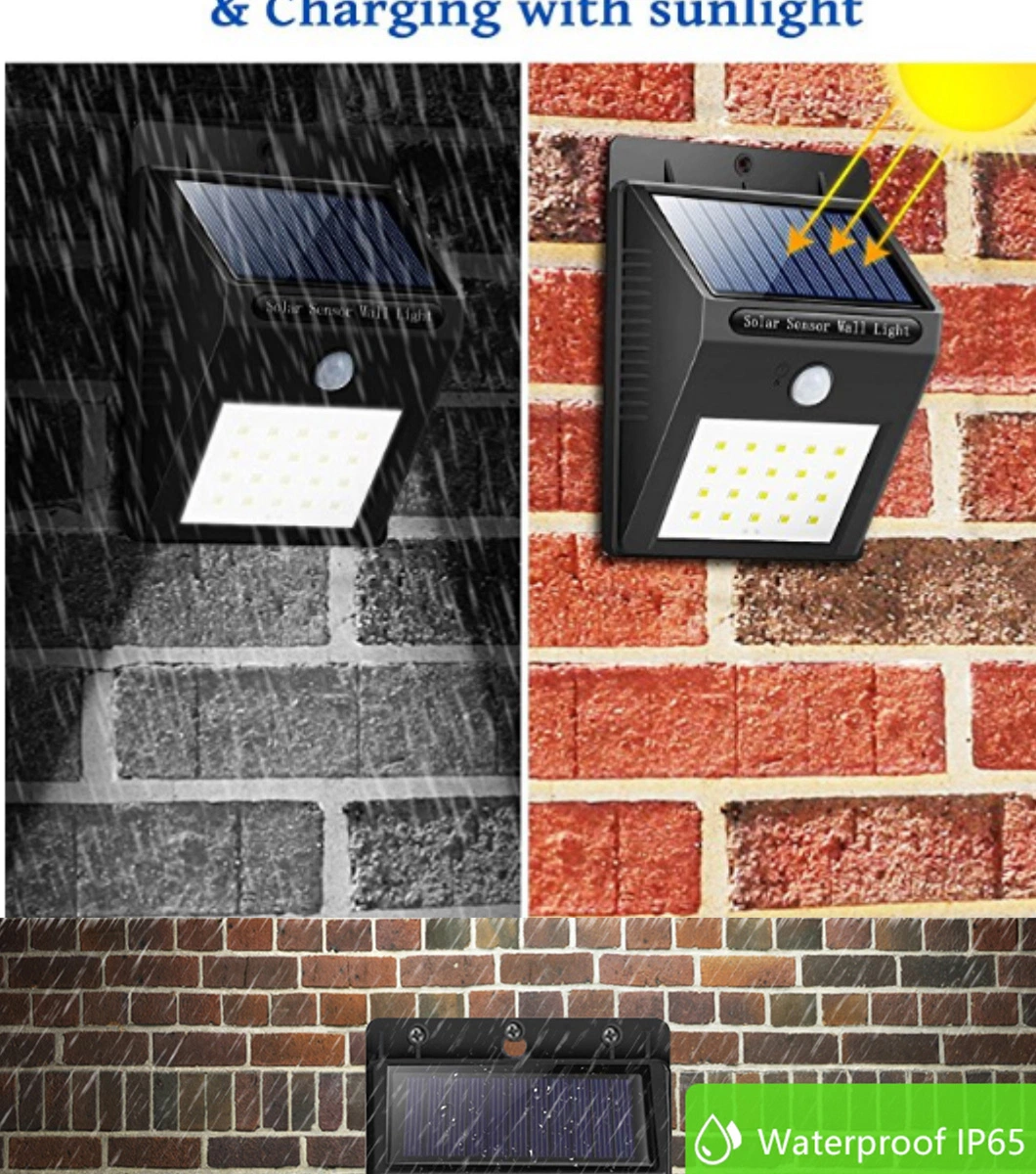 Brightest Outdoor Solar Lights with Intelligent PIR Motion Sensor