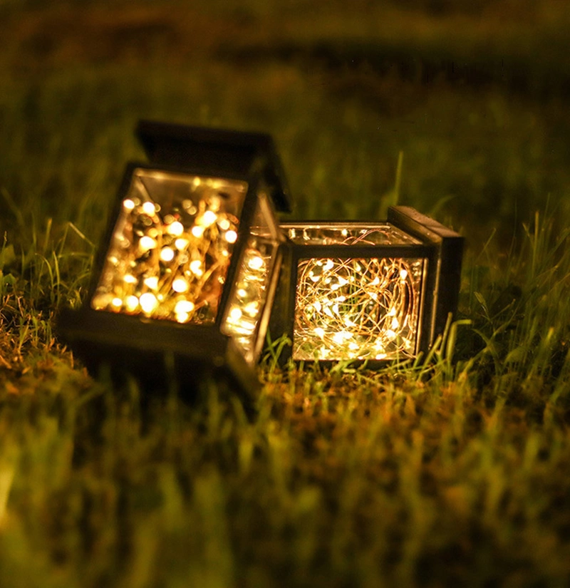 Outdoor Decoration Portable Solar LED Candle Lamp Garden Lantern Lights