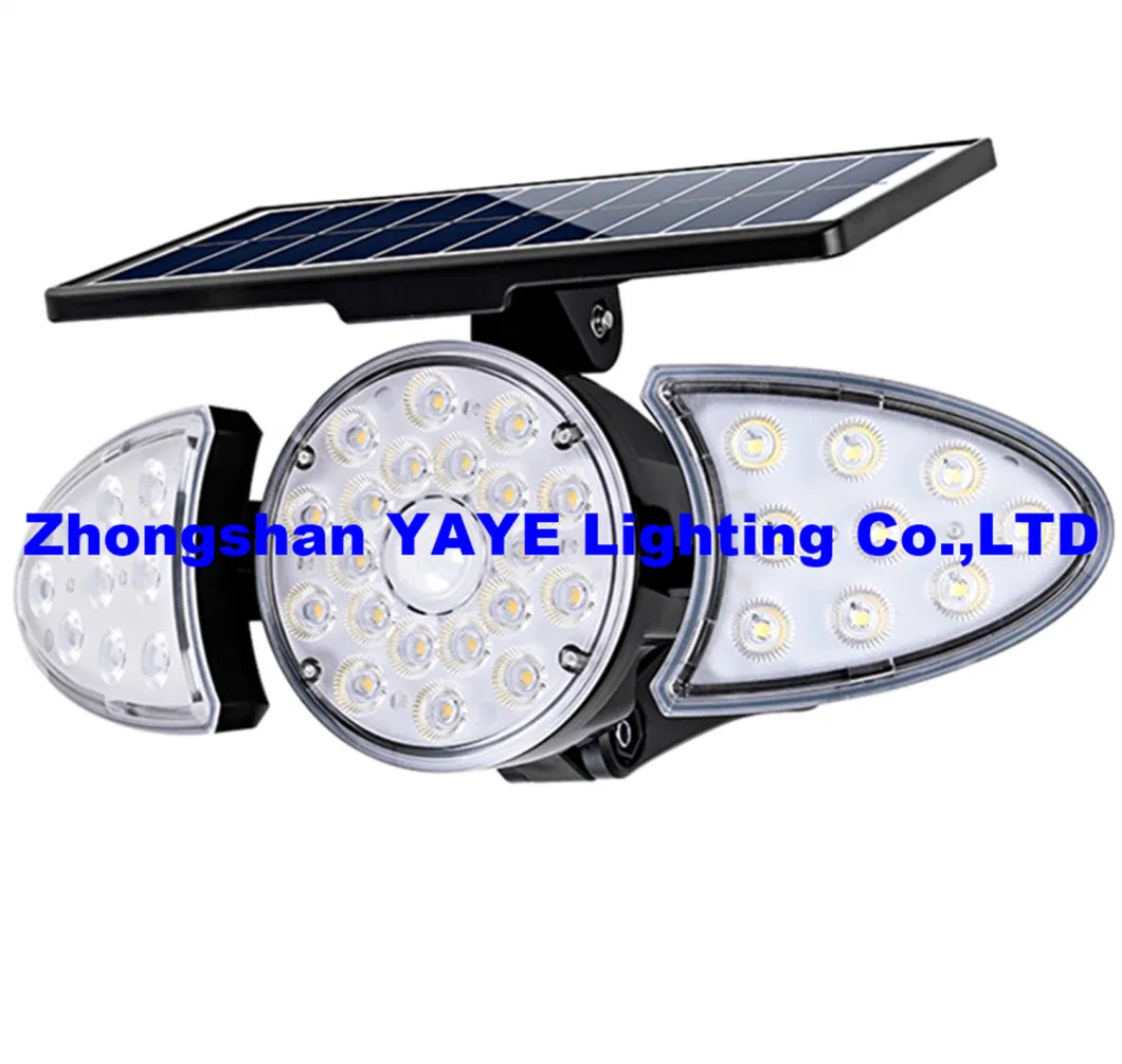 Yaye 2021 Hottest Sell Outdoor Waterproof Sensor Solar LED Wall Garden Lawn Night Lamp with 1000PCS Stock