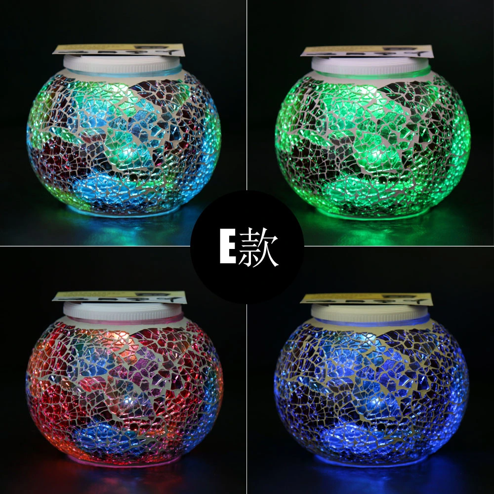 Wedding Party Multicolorful Ground Wall Solar Round Decoration Lantern Lamp Light