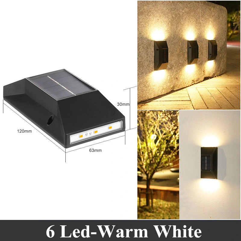 Solar Panel Lights LED Wall Light Street Lighting Holiday Decoration Pathway Lamp