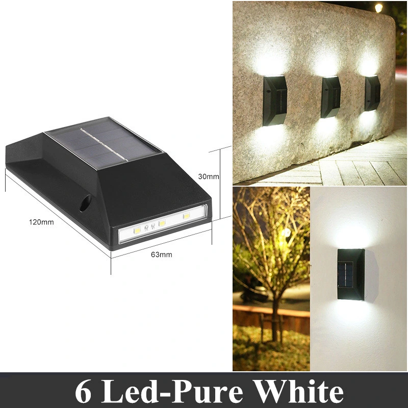 Solar Panel Lights LED Wall Light Street Lighting Holiday Decoration Pathway Lamp