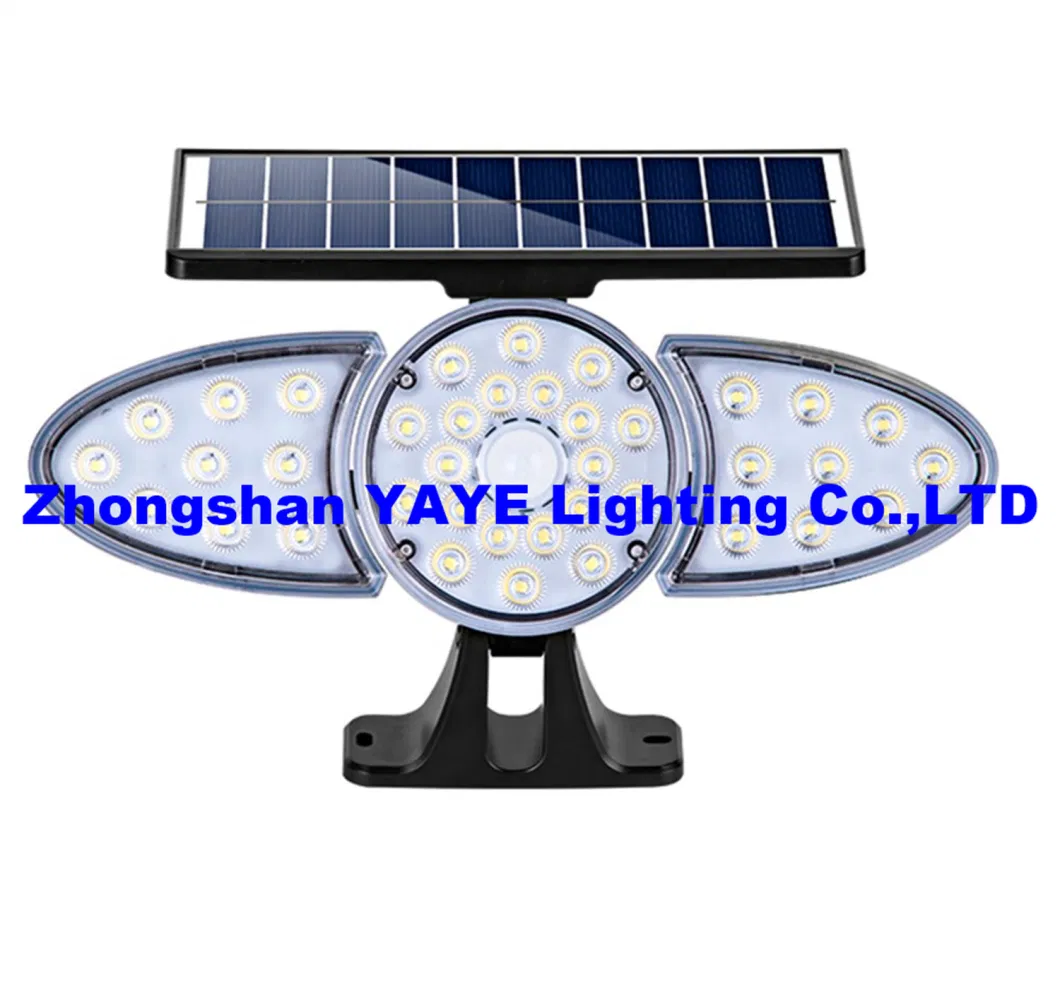 Yaye 2021 Hottest Sell Outdoor Waterproof Sensor Solar LED Wall Garden Lawn Night Lamp with 1000PCS Stock