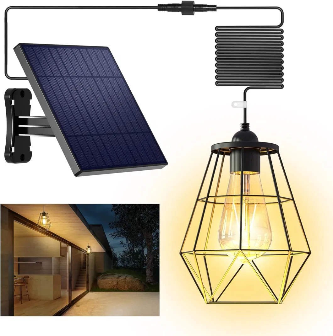 Solar Chandelier Outdoor, Solar Pendant Lights Solar Shed Light Hanging Light