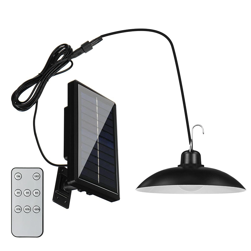 Factory Outdoor Indoor Solar Powered IP65 Waterproof Hanging Garden Pendant Lamps LED Solar Light