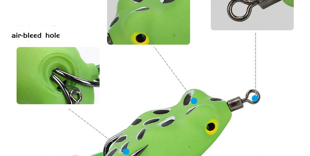 3.2cm Mini Frog, Floating Water Frog Lure, Frog, Rubber Frog, Soft Frog Lure, Soft Lure, Soft Bait Fishing