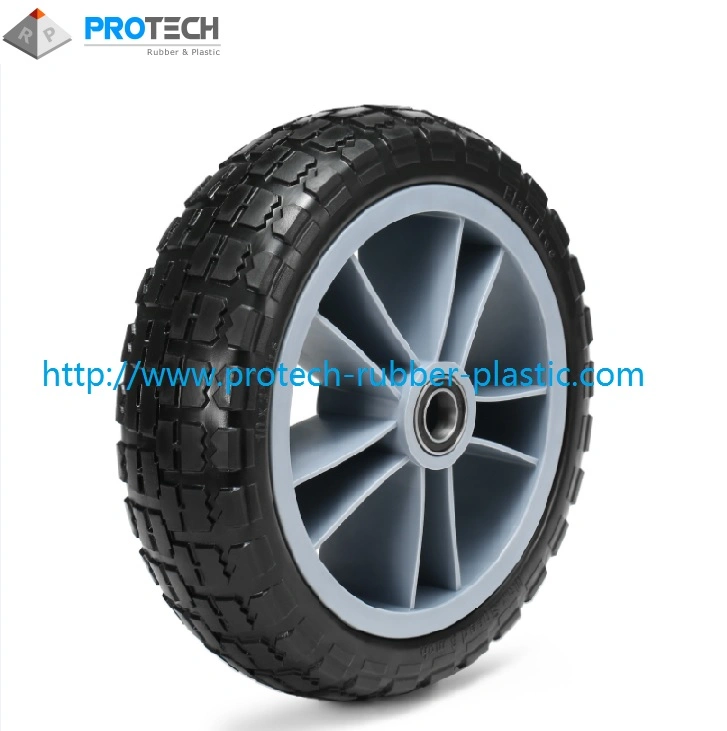 OEM PU Foam Flat Free Trolley Wheel for Wheelbarrow