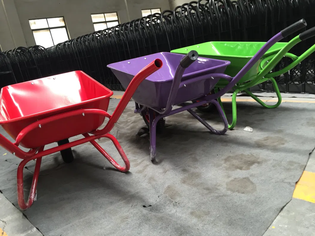 Heavy Duty Construction Wheelbarrow with Single Wheel