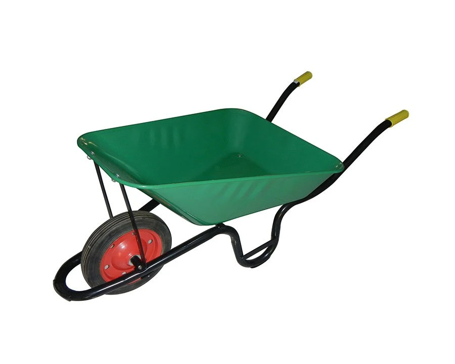 Single Wheel Garden Hand Trolley Steel Wheelbarrow Schubkarre