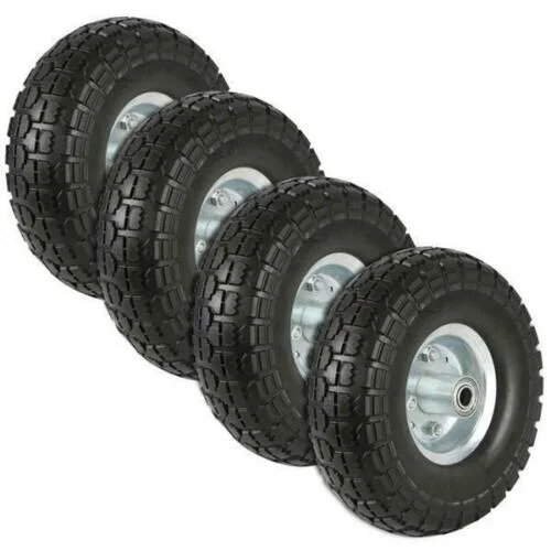 Solid Rubber Wheels Garden Wagons Trolley Tires