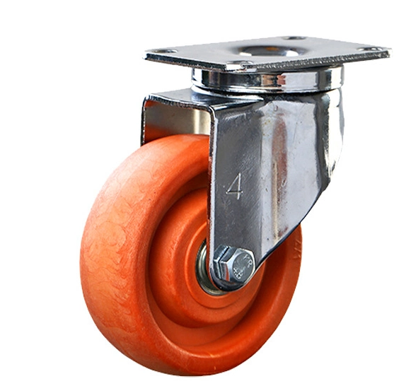 Wholesale Rigid Forged Steel Casters, PU Cast Iron Wheels