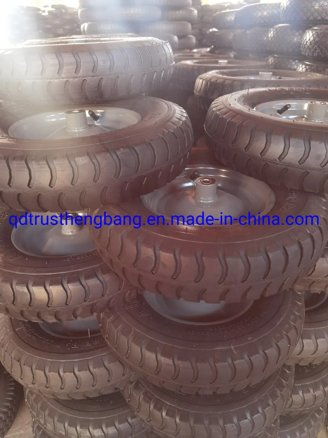 15, 16 Inch Pneumatic Rubber Tyres for Wheelbarrow3.50-8, 4.00-8 Air Tire