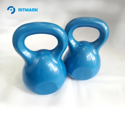 Fitness Equipment Sand Filled Plastic PVC Kettlebell