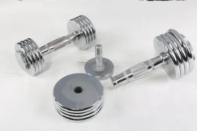  10kg Adjustable Chromed Dumbbell Sets for Home Gym