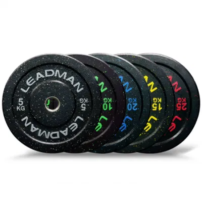  Hot-Selling Home Use Commercial Use Free Weights Gym Equipments Rubber Bumper Plate